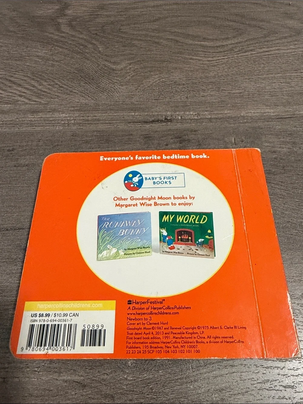 Goodnight Moon Kids book - Green